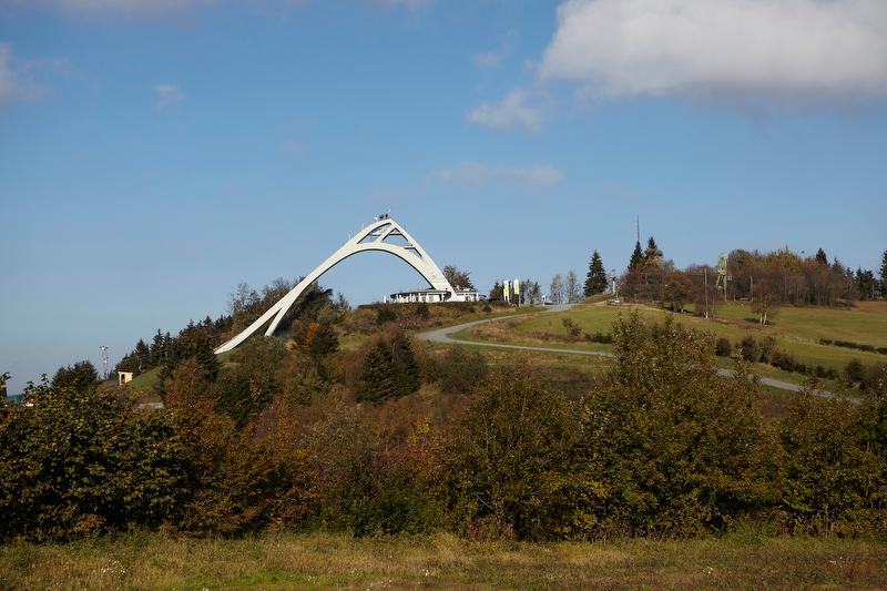 Ski Sprungtraining Vom St Tzpunkt Im Schanzenpark Winterberg Winterberg