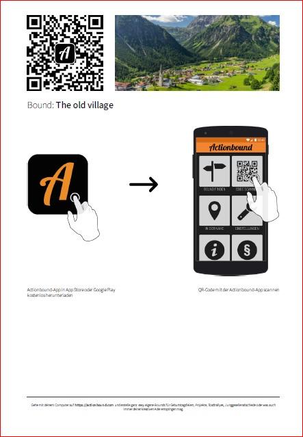 Actionbound The old village QR Code