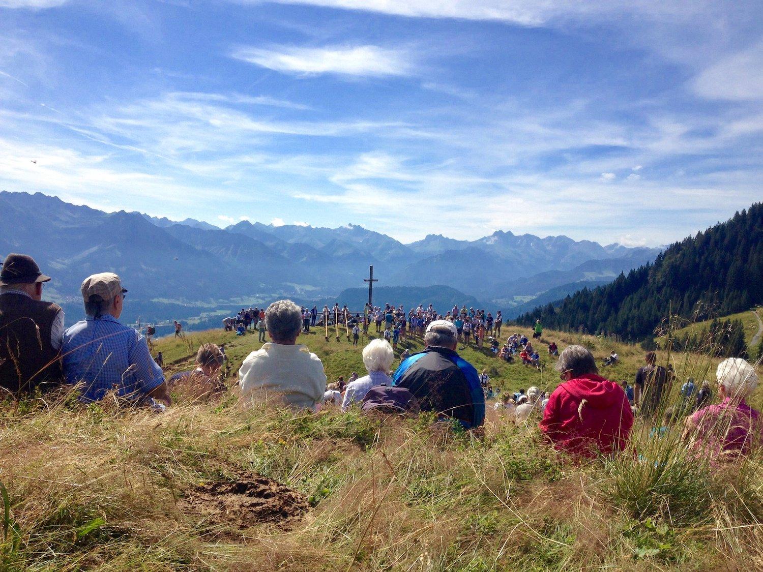 Bergmesse am Ofterschwanger Horn