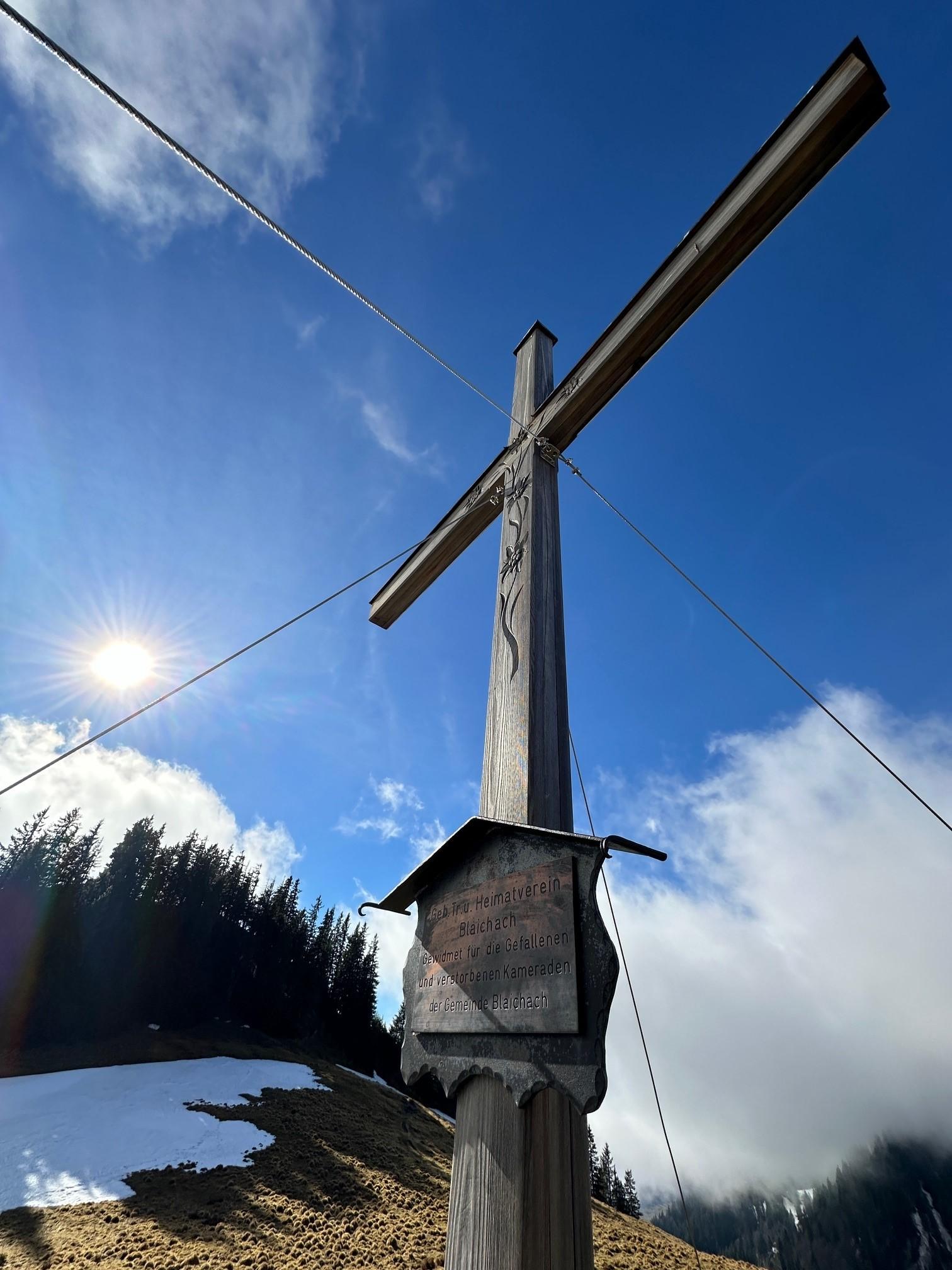 Gipfelkreuz am Bärenköpfle