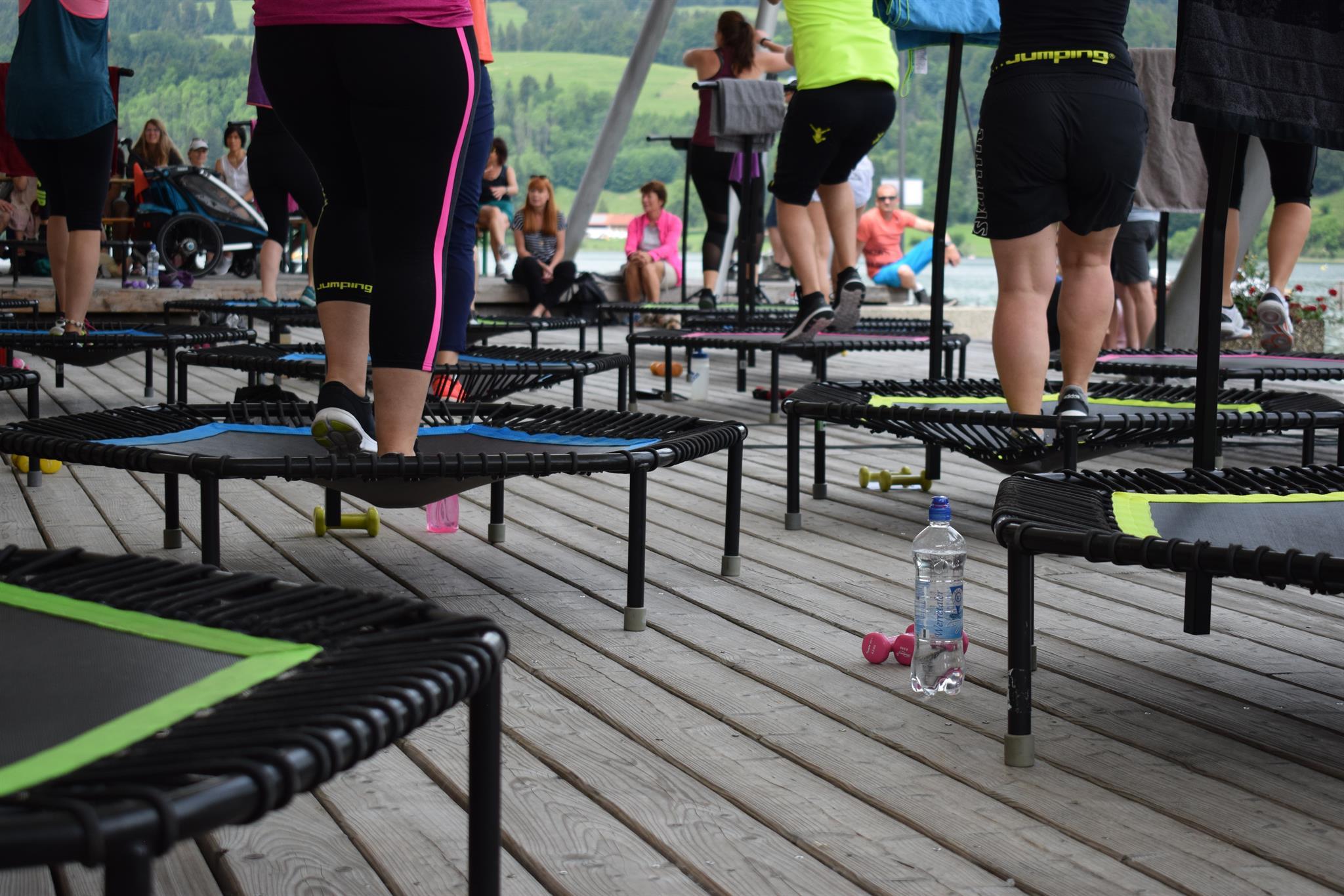 Jumping auf der Seebühne Jumping auf der Seebühne
