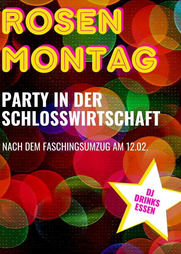 Rosenmontag Rosenmontag