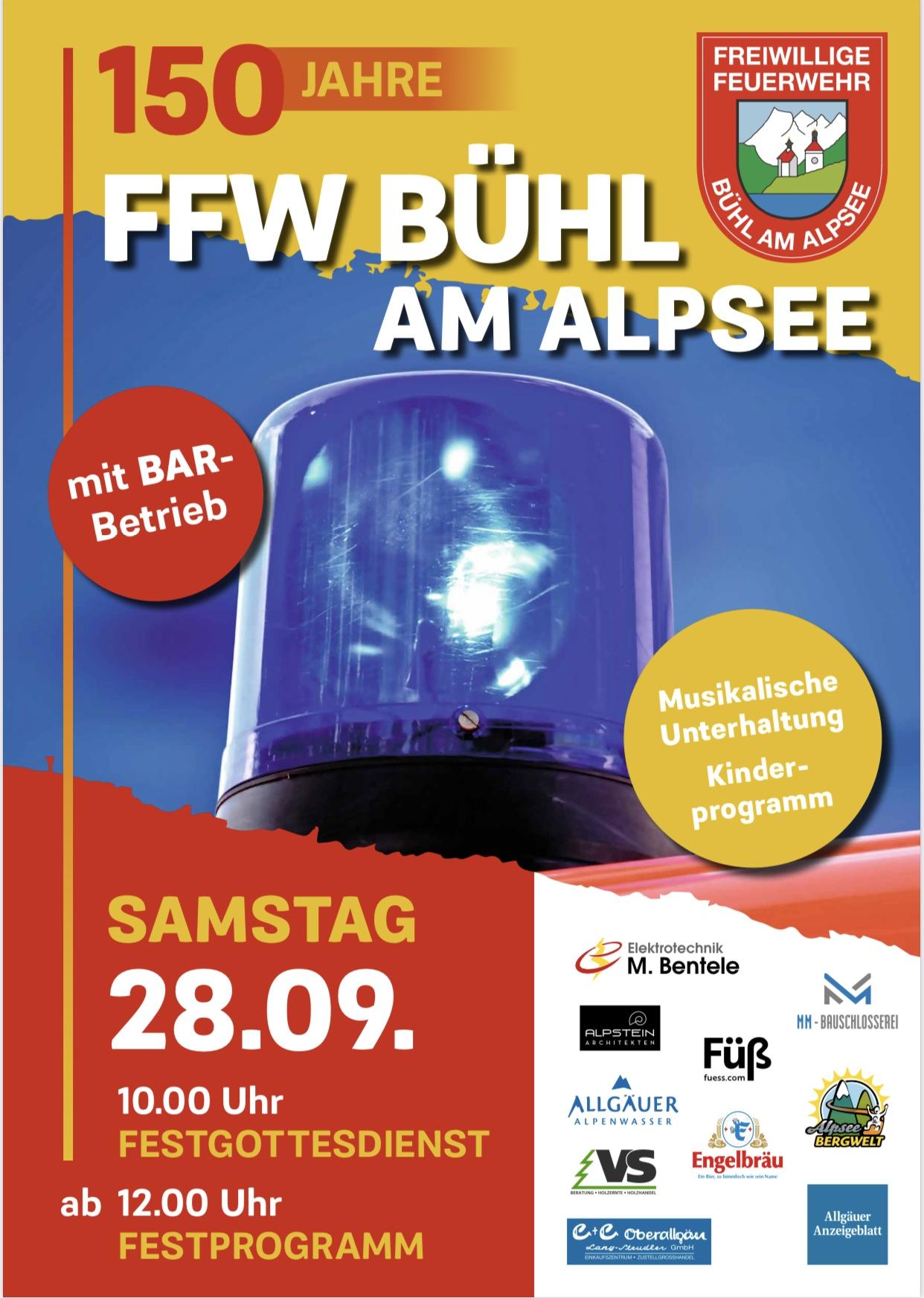 150-Jahre FFW Bühl 150-Jahre FFW Bühl