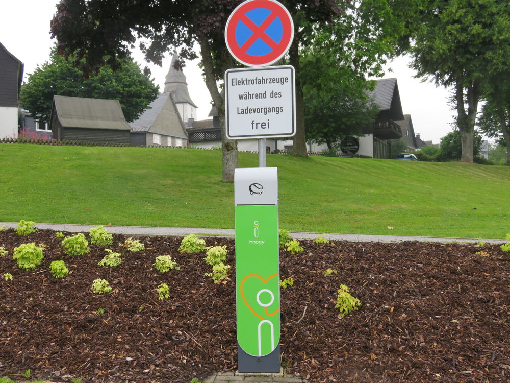 Ladesäule für Elektrofahrzeuge.