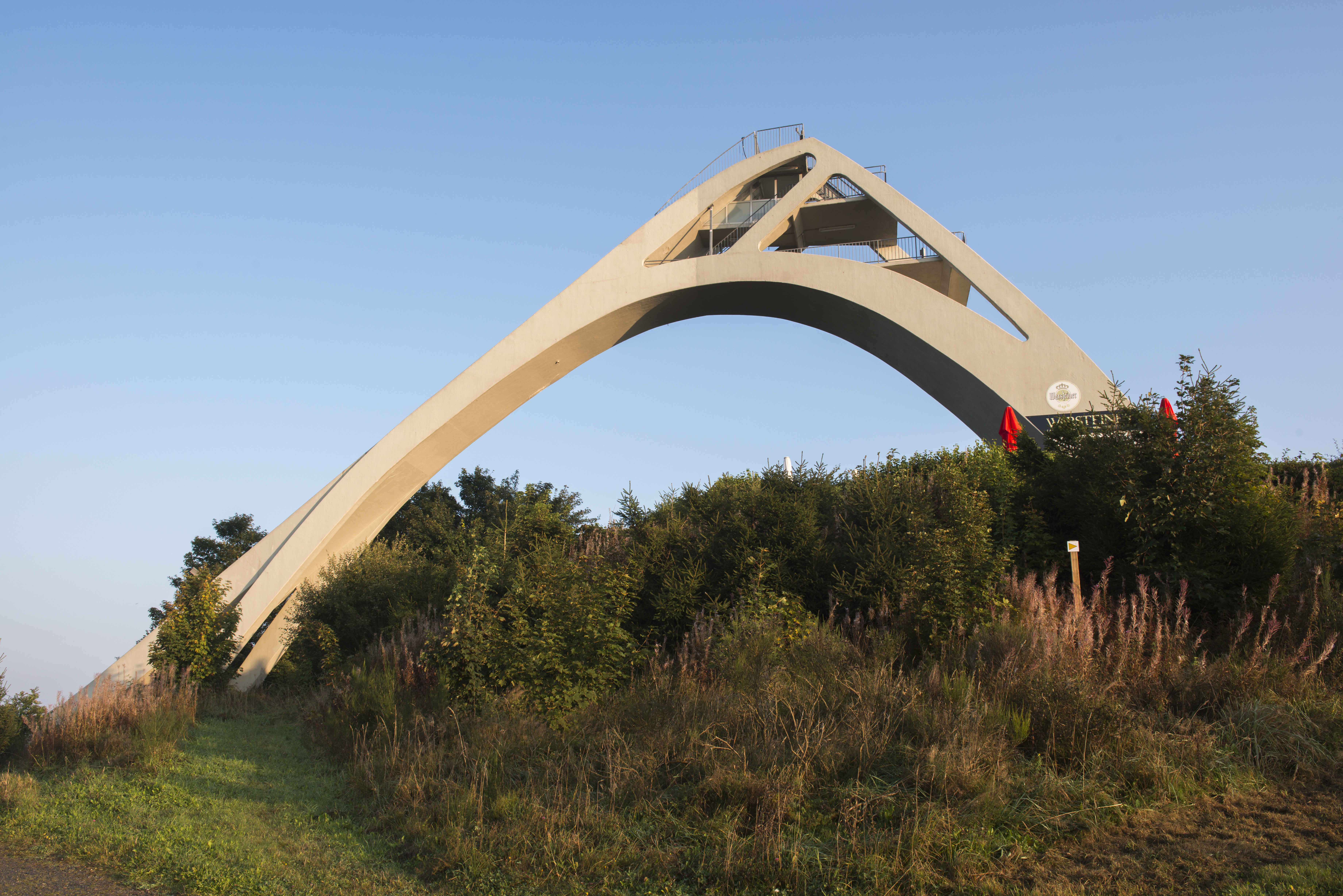 Die St. Georg Sprungschanze in Winterberg.