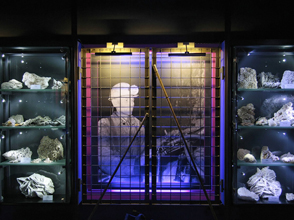 Ausstellungsstücke im Schwerspatmuseum Dreislar. Ausstellungsstücke im Schwerspatmuseum Dreislar.