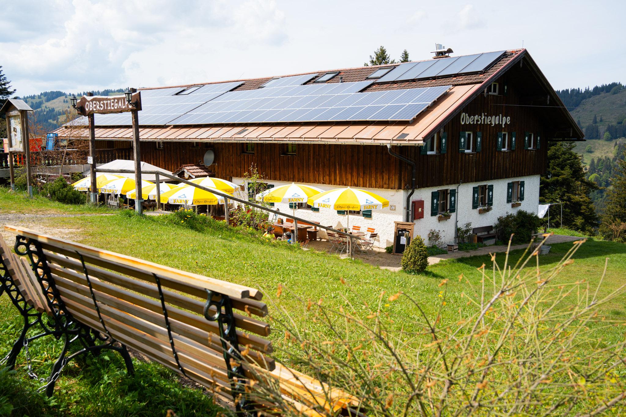 Berggasthof Oberstiegalpe in Steibis