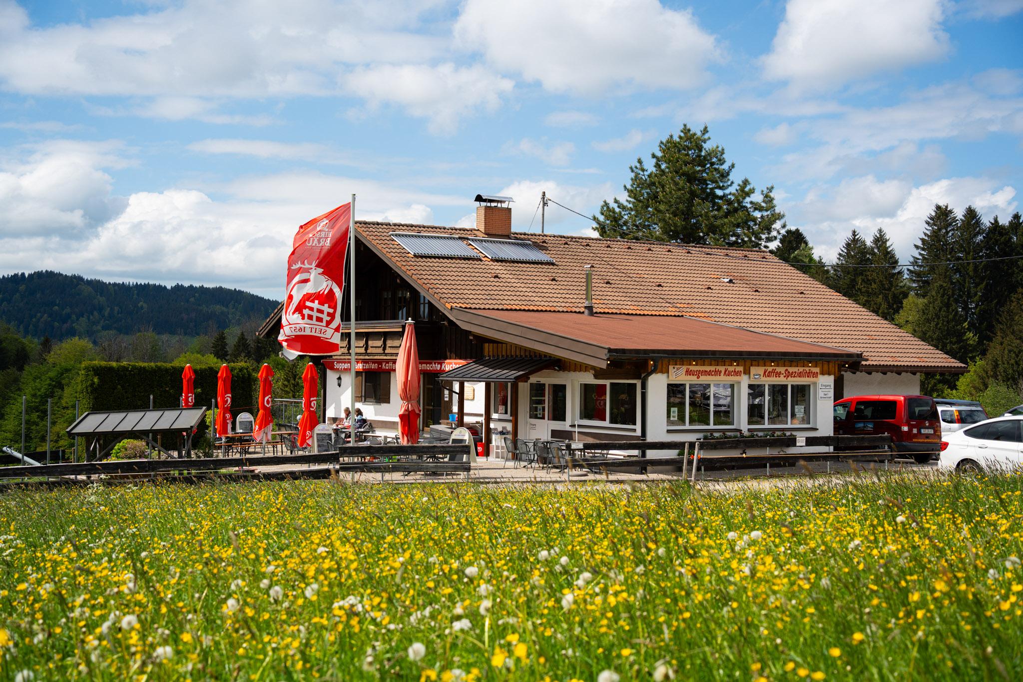 Einkehr in Seppls Gartenwirtschaft bei Oberstaufen